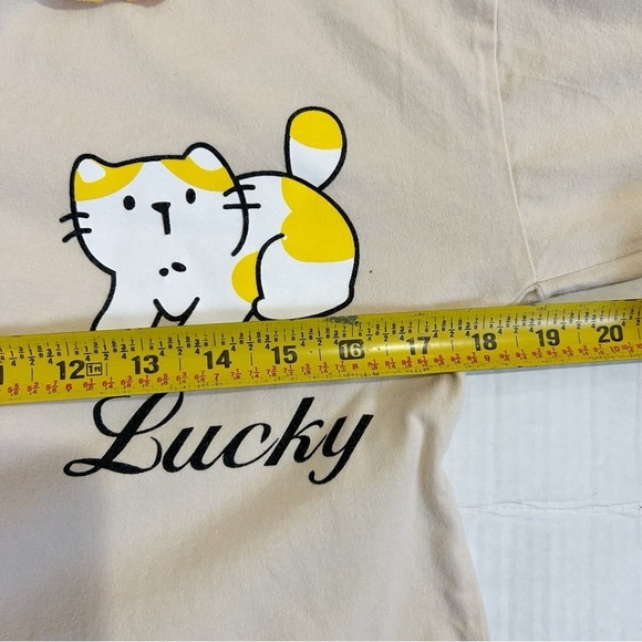 Gelato Pique Lucky Cat Ruffled Pajama Set Size XS Small Shirt and Pants Rare - Picture 15 of 16
